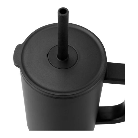 Brady 900 ml RCS-zertifizierter Isolierbecher mit Silikon Trinkhalm schwarz