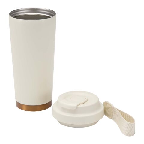 Hampton 480 ml RCS vakuumisolierter One-Touch Becher aus recyceltem Edelstahl creme