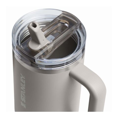 Stanley Quencher® ProTour 1180 ml Thermobecher aus recyceltem Edelstahl mit Flip Strohhalm  grau