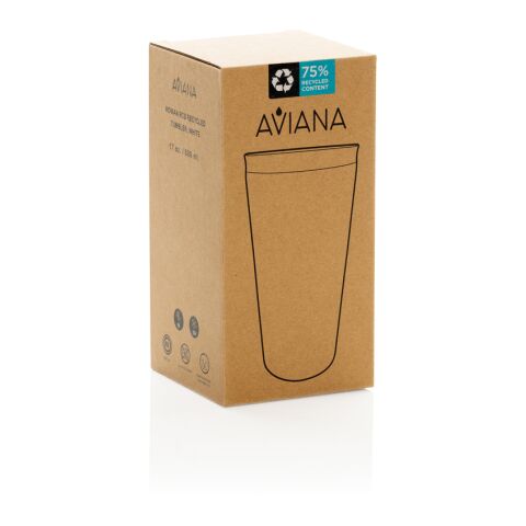 Aviana™ Rowan RCS recycelter Thermobecher 500ml weiß | ohne Werbeanbringung | Nicht verfügbar | Nicht verfügbar