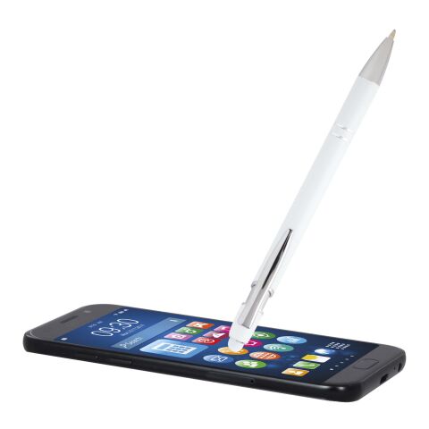 Kish Kugelschreiber mit silbernem Finish Standard | weiss | ohne Werbeanbringung | Nicht verfügbar | Nicht verfügbar