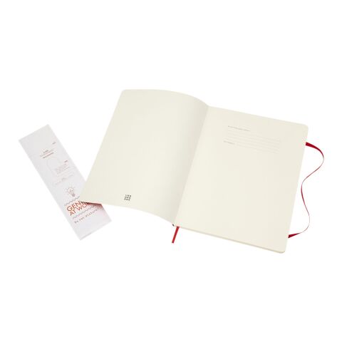 Moleskine Classic Softcover Notizbuch XL – blanko Standard | scharlachrot | ohne Werbeanbringung | Nicht verfügbar | Nicht verfügbar