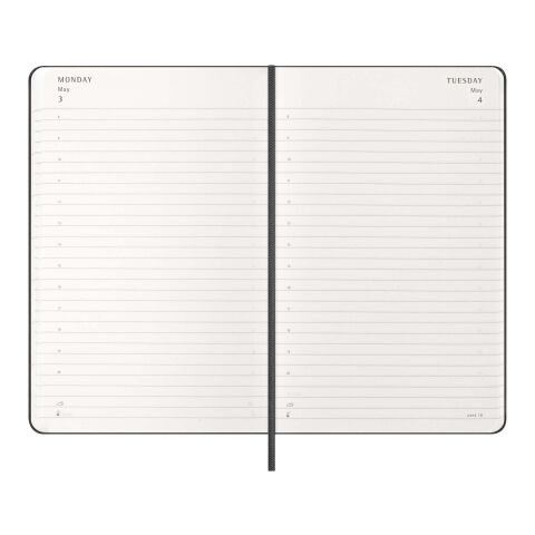 Moleskine 12M Hardcover Tagesplaner Standard | schwarz | ohne Werbeanbringung | Nicht verfügbar | Nicht verfügbar