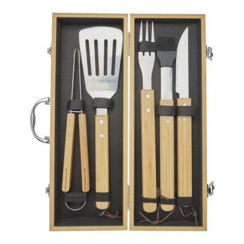 Churras 5-teiliges Grillset Standard | natur | ohne Werbeanbringung | Nicht verfügbar | Nicht verfügbar | Nicht verfügbar