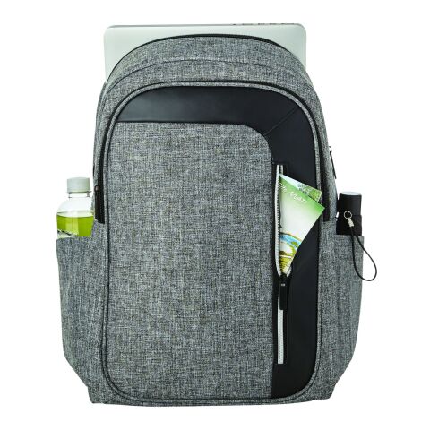 Vault RFID 15,6&quot; Laptop-Rucksack Standard | heather grau-schwarz | ohne Werbeanbringung | Nicht verfügbar | Nicht verfügbar | Nicht verfügbar