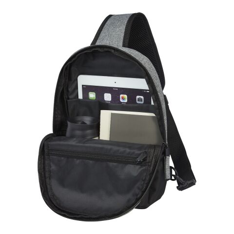 Reclaim GRS recycelte Tragetasche 3,5 L Standard | schwarz-heather grau | ohne Werbeanbringung | Nicht verfügbar | Nicht verfügbar | Nicht verfügbar