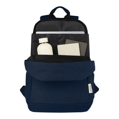 Joey 15,6 Zoll Anti-Diebstahl Laptop-Rucksack aus GRS-recyceltem Canvas Standard | tiefes blau | ohne Werbeanbringung | Nicht verfügbar | Nicht verfügbar | Nicht verfügbar