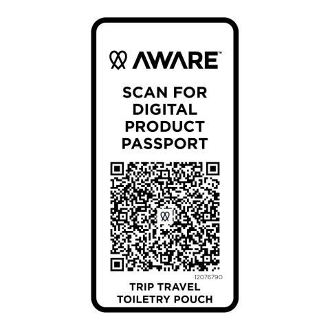 Trip Aware™ Recycelter Reisekulturbeutel 2 L Standard | schwarz | ohne Werbeanbringung | Nicht verfügbar | Nicht verfügbar | Nicht verfügbar