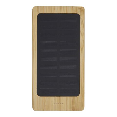 Alata 8000 mAh Bambus Solar-Powerbank Standard | Natur | ohne Werbeanbringung | Nicht verfügbar | Nicht verfügbar