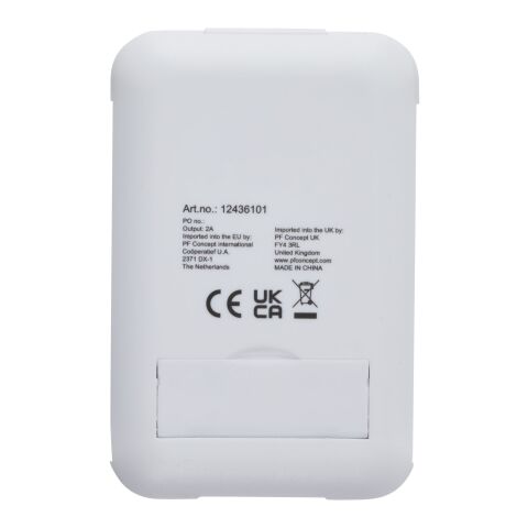 Savvy recyceltes modulares Ladekabel mit Telefonhalterung Standard | weiß | ohne Werbeanbringung | Nicht verfügbar | Nicht verfügbar