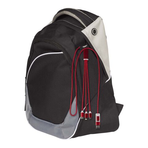 Versatile 5-in-1 Ladekabel aus recyceltem Aluminium Standard | rot | ohne Werbeanbringung | Nicht verfügbar | Nicht verfügbar