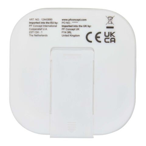 Baekdu kabelgebundenes Headset Typ-C mit Aufbewahrungsbox aus recyceltem Kunststoff Standard | schwarz | ohne Werbeanbringung | Nicht verfügbar | Nicht verfügbar