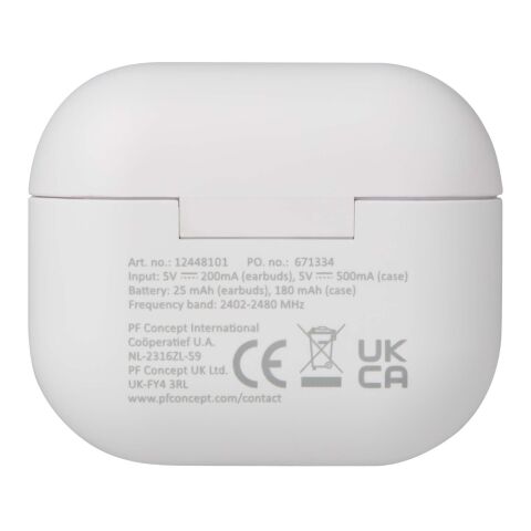 Altais True Wireless Bluetooth® Headset aus recyceltem Kunststoff Standard | weiss | ohne Werbeanbringung | Nicht verfügbar | Nicht verfügbar