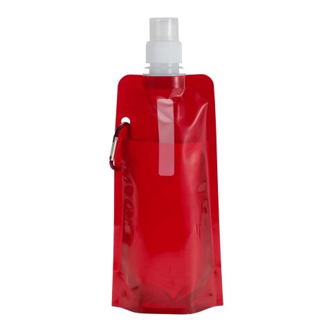 Sipzy 480 ml faltbare Wasserflasche Standard | rot | ohne Werbeanbringung | Nicht verfügbar | Nicht verfügbar