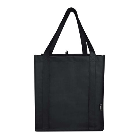 Liberty Tragetasche mit hartem Boden aus recyceltem GRS Non Woven 6 L Standard | schwarz | ohne Werbeanbringung | Nicht verfügbar | Nicht verfügbar | Nicht verfügbar