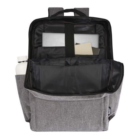 Libra 15&quot; Laptop-Rucksack aus recyceltem GRS-Material 15 L Standard | heather grau | ohne Werbeanbringung | Nicht verfügbar | Nicht verfügbar | Nicht verfügbar