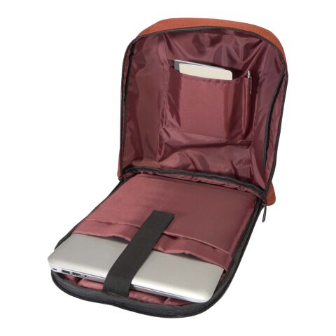 Luma 15&quot; GRS Laptop-Rucksack aus recyceltem Material mit Diebstahlschutz 10L Standard | Brick | ohne Werbeanbringung | Nicht verfügbar | Nicht verfügbar