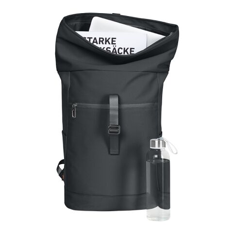 Halfar Laptop-Rucksack STAR schwarz | ohne Werbeanbringung