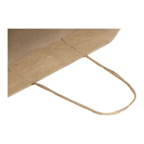 Kraft 80–90 g/m² Papiertasche mit Kordelgriffen – 25 × 15 × 32 cm Kraftpapier | ohne Werbeanbringung | Nicht verfügbar | Nicht verfügbar