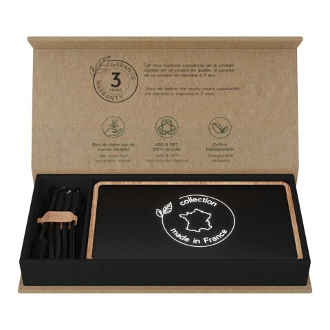 SCX.design P34 kabellose Powerbank aus Holz 5000 mAh hellbraun | ohne Werbeanbringung | Nicht verfügbar | Nicht verfügbar