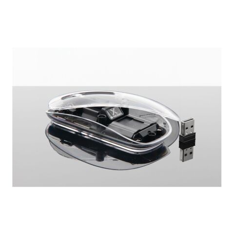 SCX.design O24 transparente wireless multimode 2.4 Ghz Bluetooth® Maus mit Leuchtlogo weiss | Not applicable | ohne Werbeanbringung | Nicht verfügbar | Nicht verfügbar