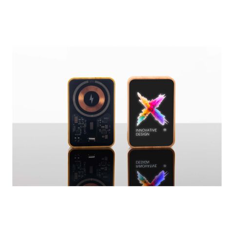 SCX.design P26 15W 5000 mAh MagSafe Powerbank aus Holz holz | ohne Werbeanbringung | Nicht verfügbar | Nicht verfügbar