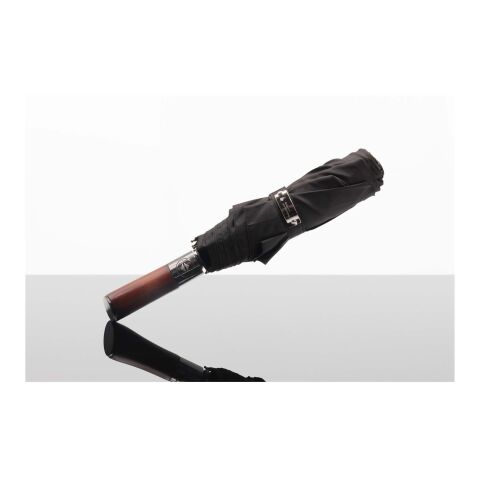 SCX.design R03 Vollautomatik Kompaktregenschirm mit Holzgriff  schwarz | Not applicable | ohne Werbeanbringung | Nicht verfügbar | Nicht verfügbar