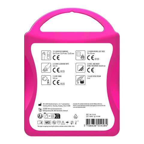 MyKit Bisse und Stiche transparent magenta | ohne Werbeanbringung | Nicht verfügbar | Nicht verfügbar