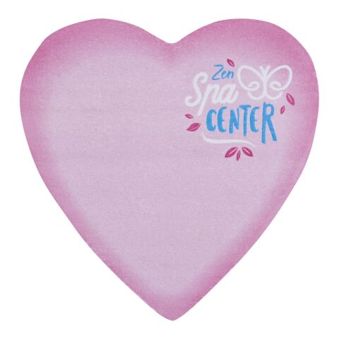 Sticky-Mate®herzförmige recycelte Haftnotizen weiß | ohne Werbeanbringung | Nicht verfügbar | Nicht verfügbar