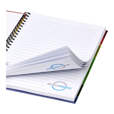 Wire-o gebundenes A4-Notizblock weiß-schwarz | ohne Werbeanbringung | Nicht verfügbar | Nicht verfügbar