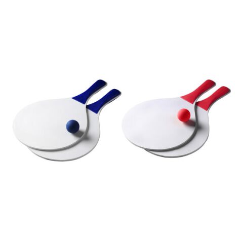 Beach-Ball-Tennisspiel &#039;Bravo&#039; aus Holz Rot | ohne Werbeanbringung | Nicht verfügbar | Nicht verfügbar