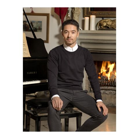 Merrit Pullover mit Rundhalsausschnitt für Herren schwarz | L | ohne Werbeanbringung | Nicht verfügbar | Nicht verfügbar | Nicht verfügbar