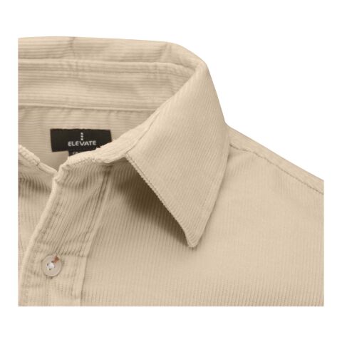 Alum Hemd aus Cord Unisex Oatmeal | XS | ohne Werbeanbringung | Nicht verfügbar | Nicht verfügbar