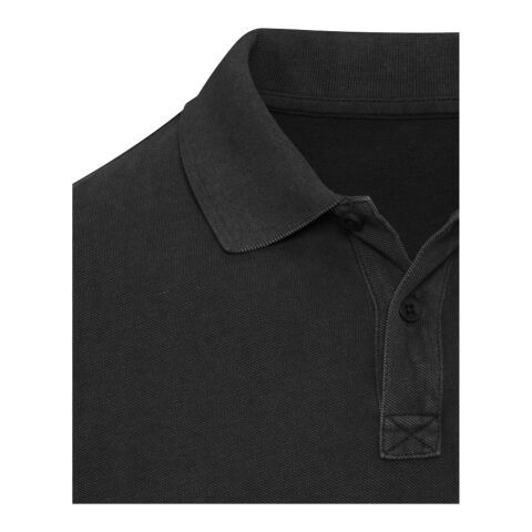 Calgary Poloshirt für Herren im Washed Look, 200 g/m2 Standard | schwarz | M | ohne Werbeanbringung | Nicht verfügbar | Nicht verfügbar | Nicht verfügbar