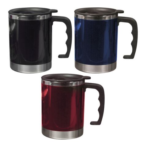 Trinkbecher &#039;Moskau&#039; mit Deckel aus Kunststoff Blau | ohne Werbeanbringung | Nicht verfügbar | Nicht verfügbar