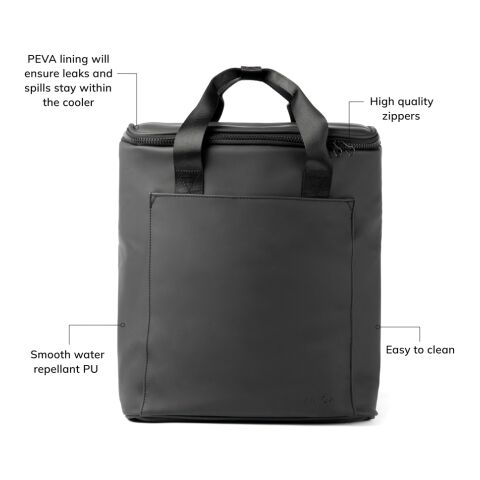 VINGA Baltimore Trail Kühlrucksack schwarz | ohne Werbeanbringung | Nicht verfügbar | Nicht verfügbar