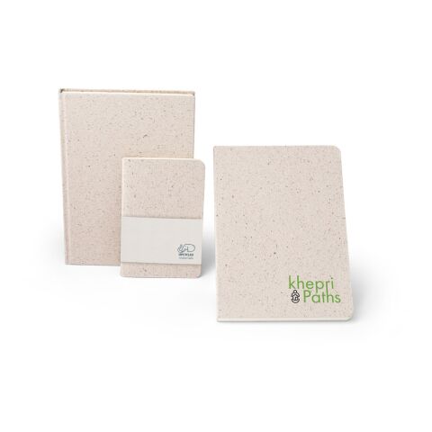 ORGANIC SOFT. Notizbuch A6 mit flexiblem Cover aus Elefantendung (80%) Naturhell | ohne Werbeanbringung | Nicht verfügbar | Nicht verfügbar | Nicht verfügbar