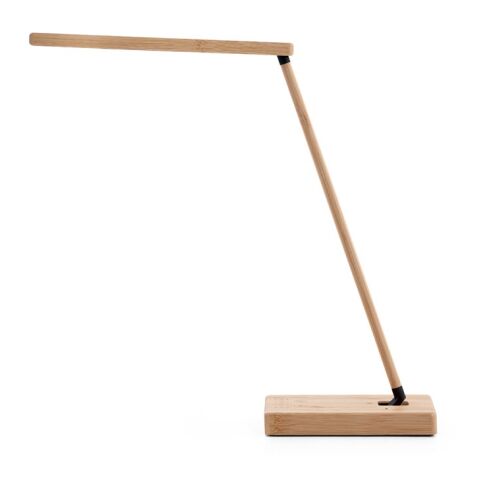 MOREY. Klappbare Schreibtischlampe mit superschnellem kabellosem 15W-Ladegerät aus Bambus Natur | ohne Werbeanbringung | Nicht verfügbar | Nicht verfügbar | Nicht verfügbar