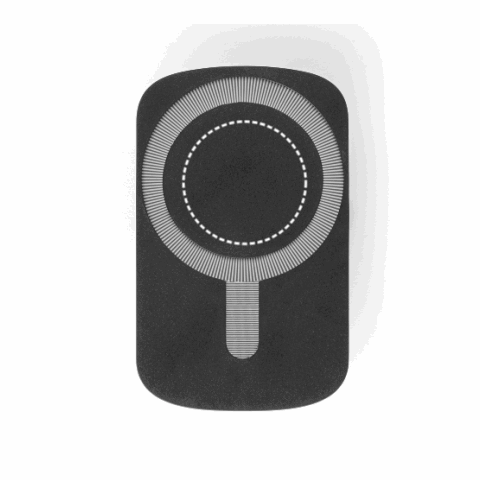 KOCH. Smartphone Halterung für das Auto mit drahtlosem magnetischem Ladegerät schwarz | ohne Werbeanbringung | Nicht verfügbar | Nicht verfügbar