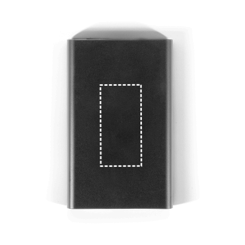 WRIGHT 5. Magnetische Powerbank mit Schnellladefunktion aus recyceltem Aluminium und recyceltem ABS, 5'000 mAh schwarz | ohne Werbeanbringung | Nicht verfügbar | Nicht verfügbar | Nicht verfügbar