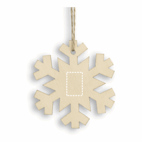 FLAKE. Weihnachtsfiguren zum Aufhängen Naturhell | ohne Werbeanbringung | Nicht verfügbar | Nicht verfügbar | Nicht verfügbar