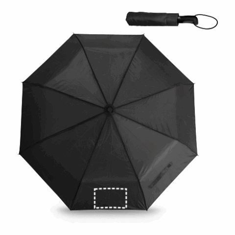 CAMPANELA. Regenschirm aus 190T Pongé mit automatischer Öffnung und Schließung schwarz | ohne Werbeanbringung | Nicht verfügbar | Nicht verfügbar | Nicht verfügbar
