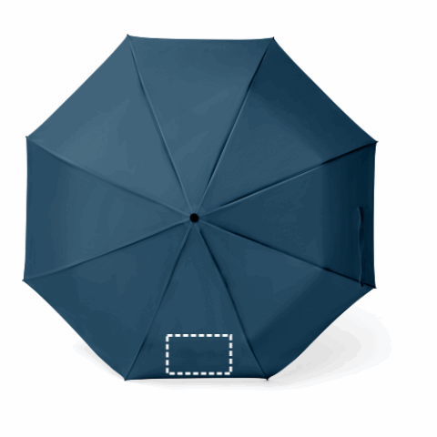 GEORGE. 21-Zoll-Regenschirm aus recyceltem Polyester (100 % rPET) 190T winddichtem Pongee Blau | ohne Werbeanbringung | Nicht verfügbar | Nicht verfügbar | Nicht verfügbar