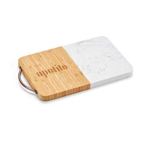 Degas Schneidebrett aus Marmor und Bambus. Mit Griff Natur | ohne Werbeanbringung | Nicht verfügbar | Nicht verfügbar | Nicht verfügbar