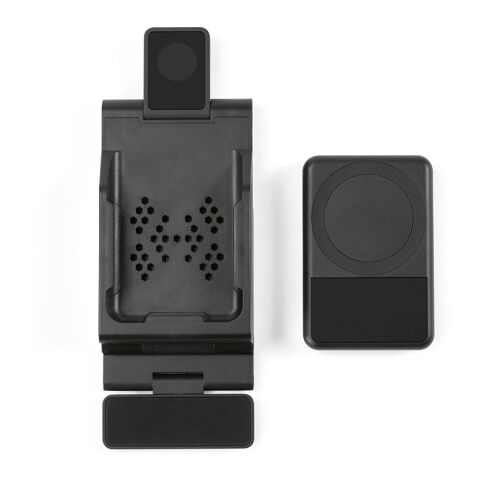 Trinifty Wireless Charger recy.ABS 5 000 mAh Schwarz | ohne Werbeanbringung