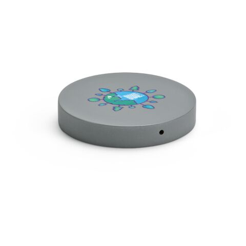 Lovelace Wireless Charger aus Kalkstein. 15 W. USB-C-Anschluss Grau | ohne Werbeanbringung | Nicht verfügbar | Nicht verfügbar | Nicht verfügbar