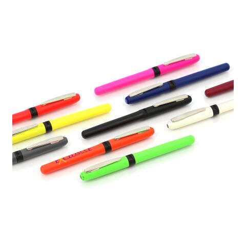 BIC Grip Roller orange-hellgrau | schwarze Tinte | 1-farbiger Siebdruck | Kappe-gegenüber vom Clip | 15.00 mm x 25.00 mm