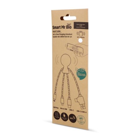 2099 | Xoopar Mr. Bio Smart Charging cable with NFC Weiss