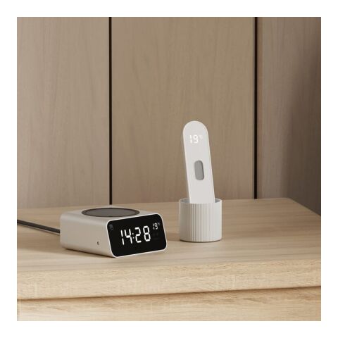 Xoopar GRS Reddi Charge PD Uhr mit kabelloses Ladegerät Hellgrau | ohne Werbeanbringung | Nicht verfügbar | Nicht verfügbar | Nicht verfügbar