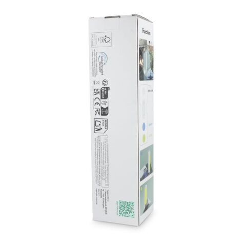 Xoopar Aura White Noise Lautsprecher aus recyceltem Kunststoff Weiss | ohne Werbeanbringung | Nicht verfügbar | Nicht verfügbar